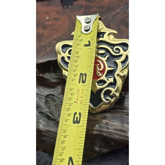 Vtg Anchor Crest Brooch Pin Signed Ginnie Johanson Gold Tone Nautical *Rare - Picture 2 of 6